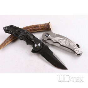 Half edge folding knife two different colors UD404467